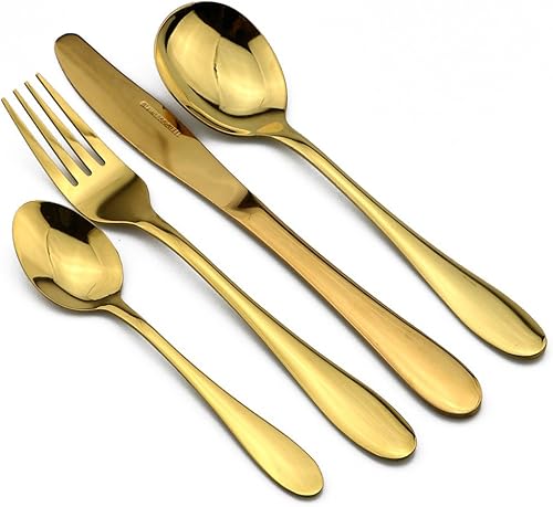 Miniatura 27 de JASHII 4 piezas de acero inoxidable 304 espejo negro pulido vajilla cuchillo tenedor cuchara vajilla vajilla cocina juego de cubiertos