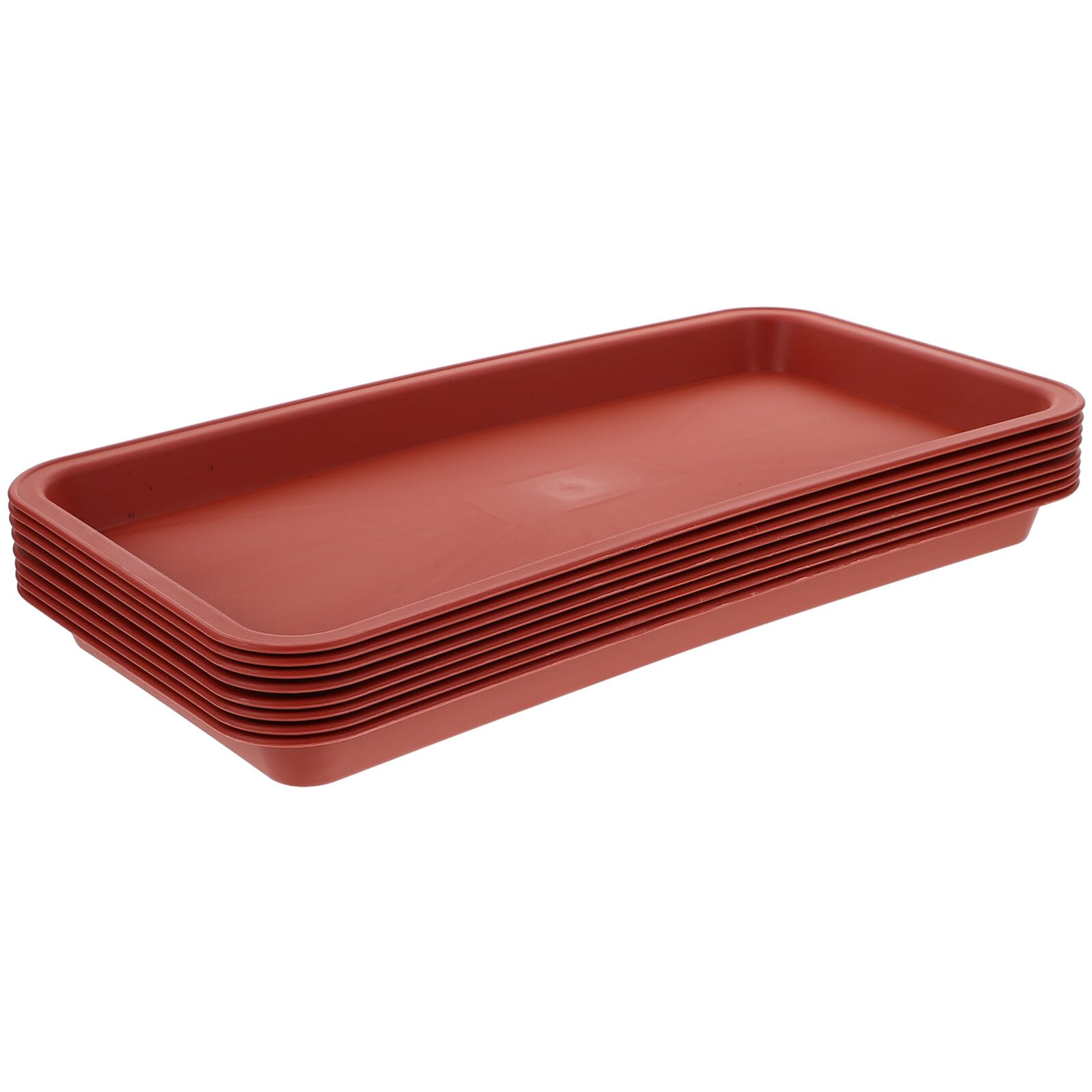 Plateau rectangulaire pour plantes YARNOW lot de 8 soucoupes de balcon
