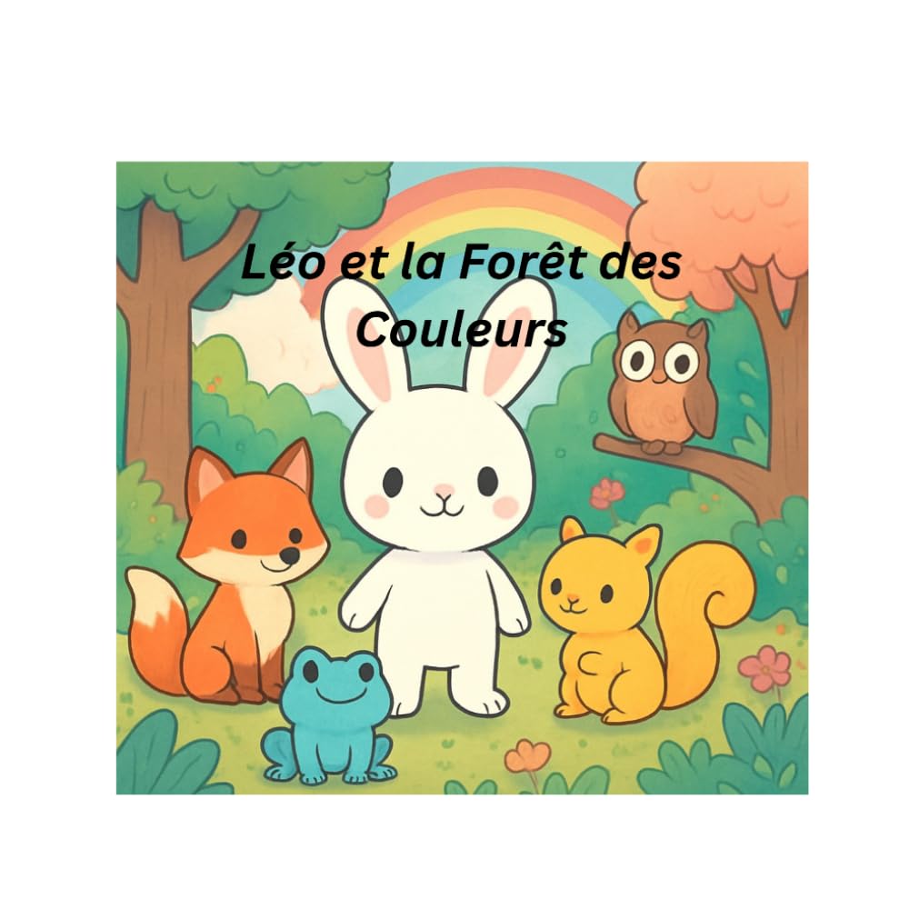 Léo et la Forêt magique: Livre d’histoire et de coloriage pour enfants – Activités amusantes et créatives