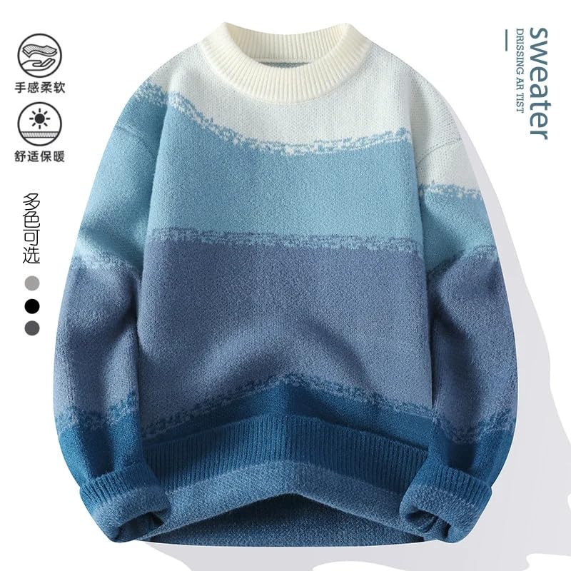 Men's Wool Casual Knitwear Pullover Winter Sweaters Men Thick Sweater Men Youth Sweaters Autumn2
