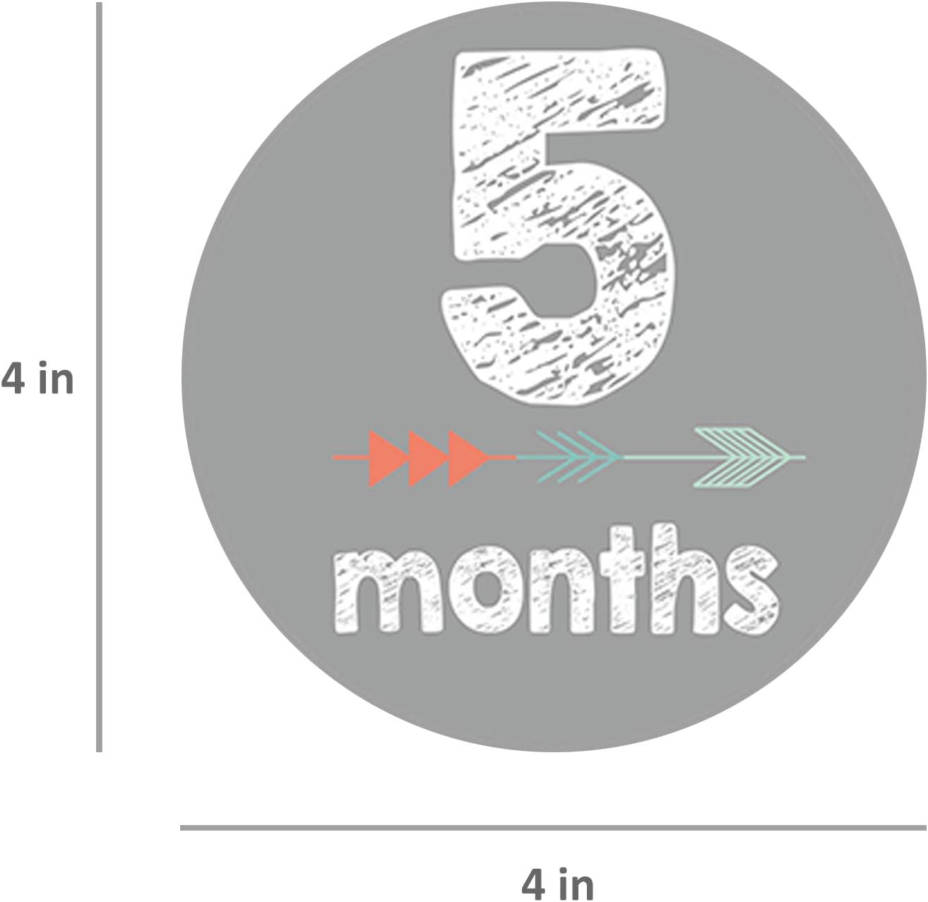 Baby Milestone Stickers, 16 Pack MALOMME Baby Monthly Stickers 12 Months + 4 Achievement Stickers Age Milestone Stickers for Boy and Girl Baby Photo Props