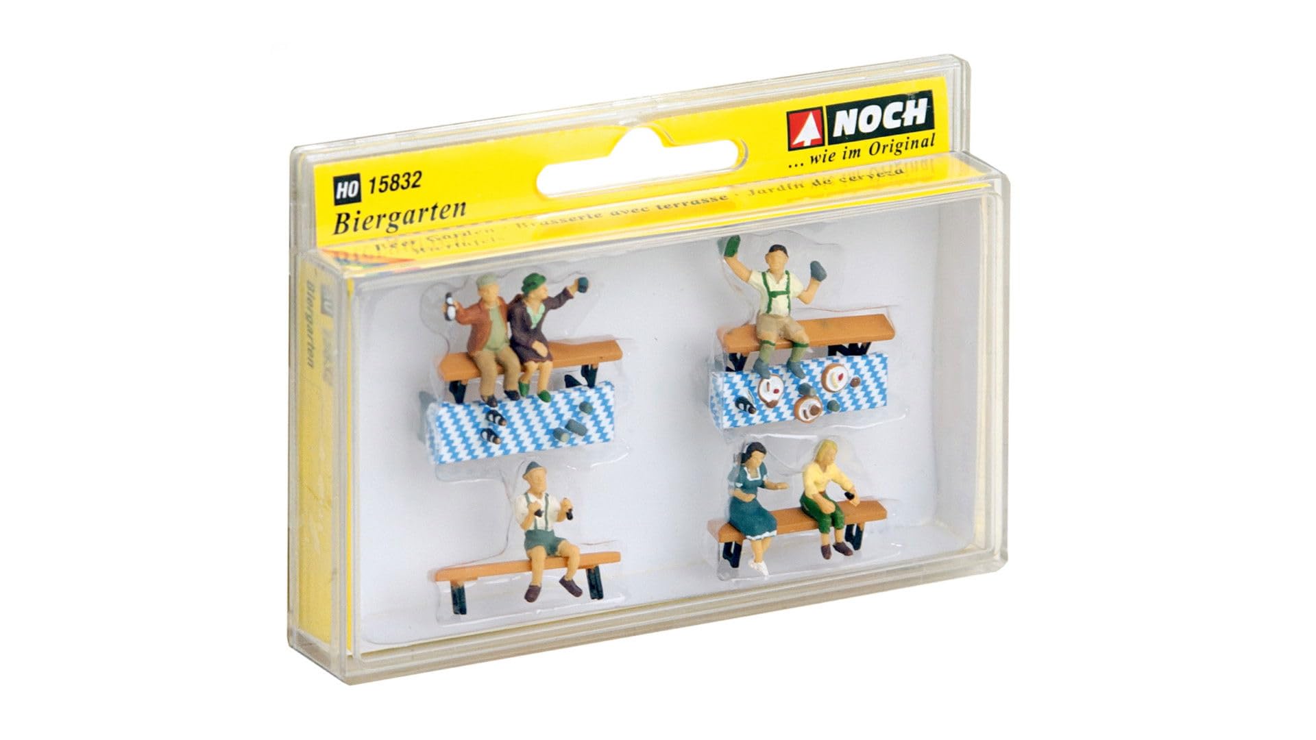 Noch 15832 Beer Garden W/Accessories H0 Scale Figures