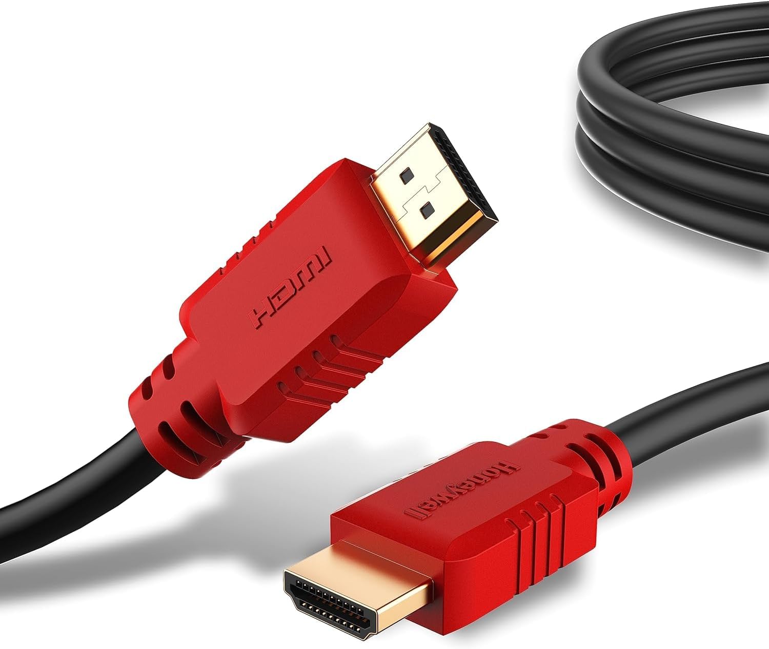 Honeywell HDMI Cable v1.4 with Ethernet, 3D/4Kx2K UHD Resolution, 3Mtr, 10.2 GBPS Transmission Speed, Compatible with all HDMI devices laptop Desktop TV set-top box gaming console