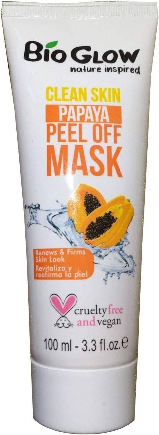 Bio Glow Natural Inspired Clean Skin Papaya Peel Off Mask 100ml