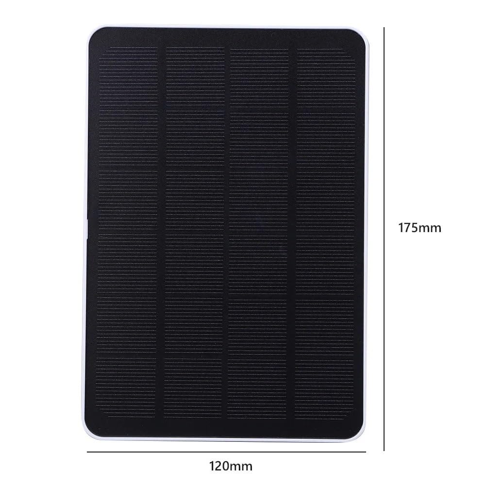 panele słoneczne, Panel słoneczny 10 W z kablem ładującym Ładowarka do kamery monitoringu IP Uchwyt ścienny 360° Regulowany uchwyt IP65 Arlo Ultra/Ultra 2/Pro 3/Pro 4/Pro 3(Black)
