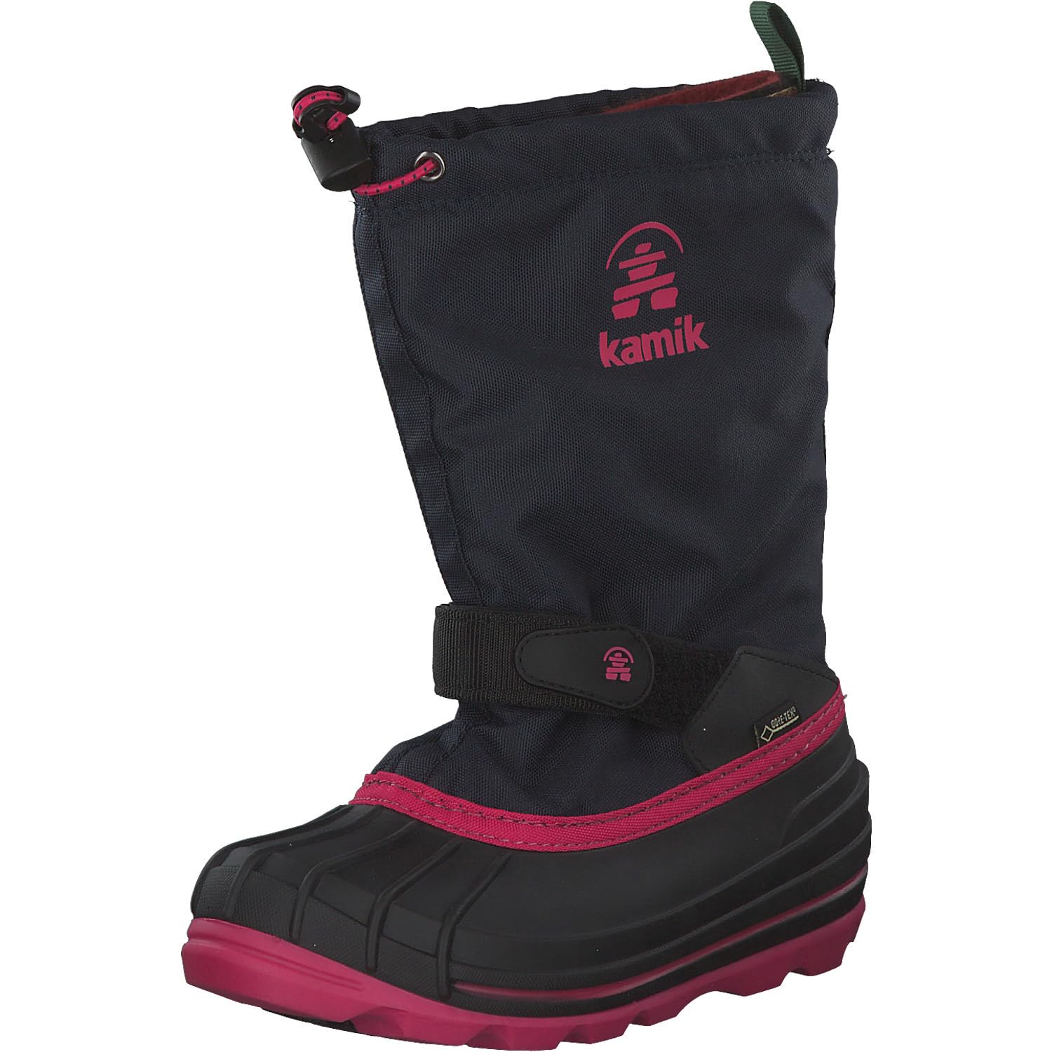Kamik Waterbug8g, Girls’ Snow Boots, (Navy/Rose-Marine/Rose Nro), 1.5 UK (33/34 EU)