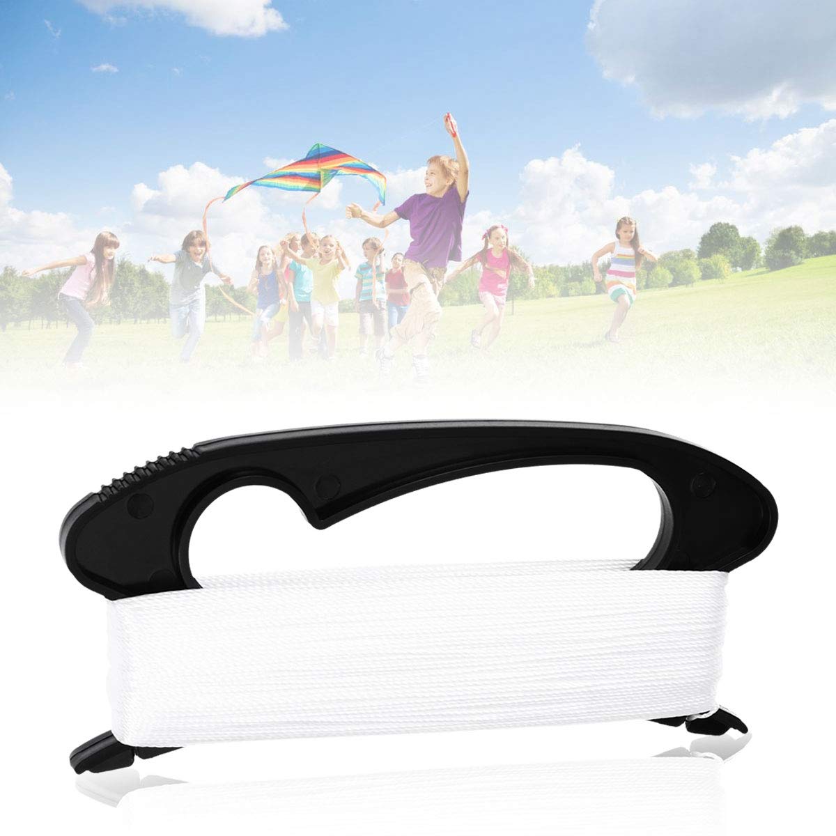 100M Flying Kite Line String with Winding Board Outdoor Sports Tool