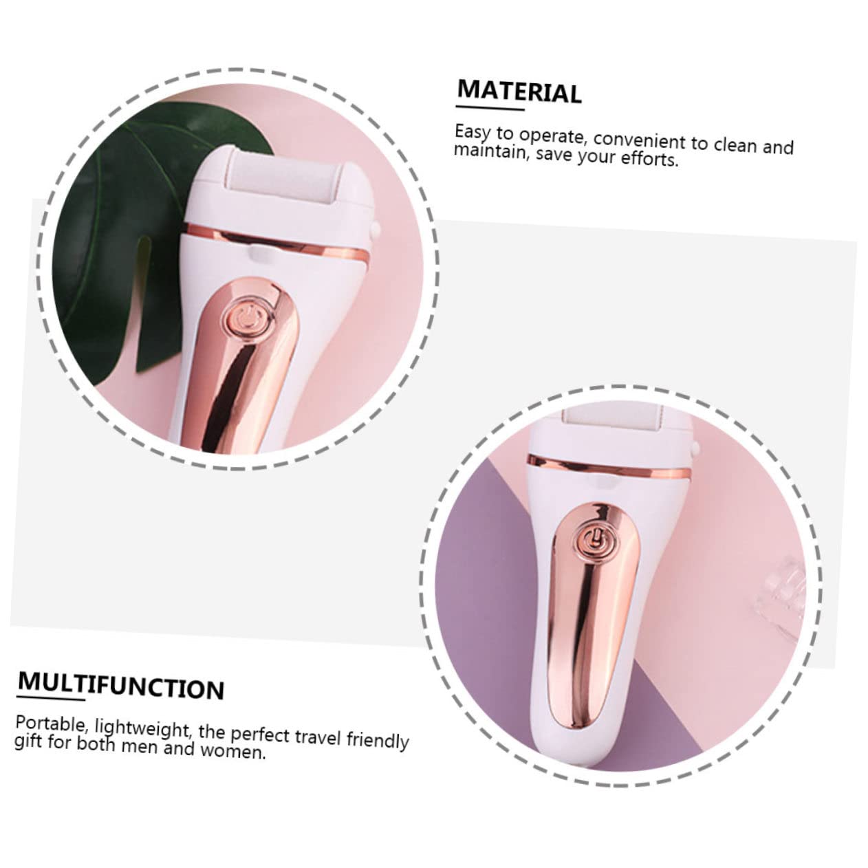 Healvian 1pezzi Dispositivo Elettrico Per Dei Piedi Con Display Led Rimozione Professionale Di Calli e Morta Pedicure Sicura e Ricaricabile Usb Design Ergonomico e Compatto Per Uomo e Donna