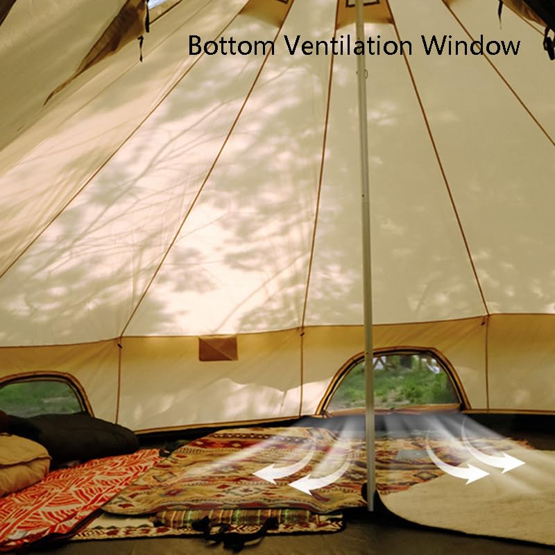 Carpa para camping exterior para 8-10 personas, impermeable miniatura 4