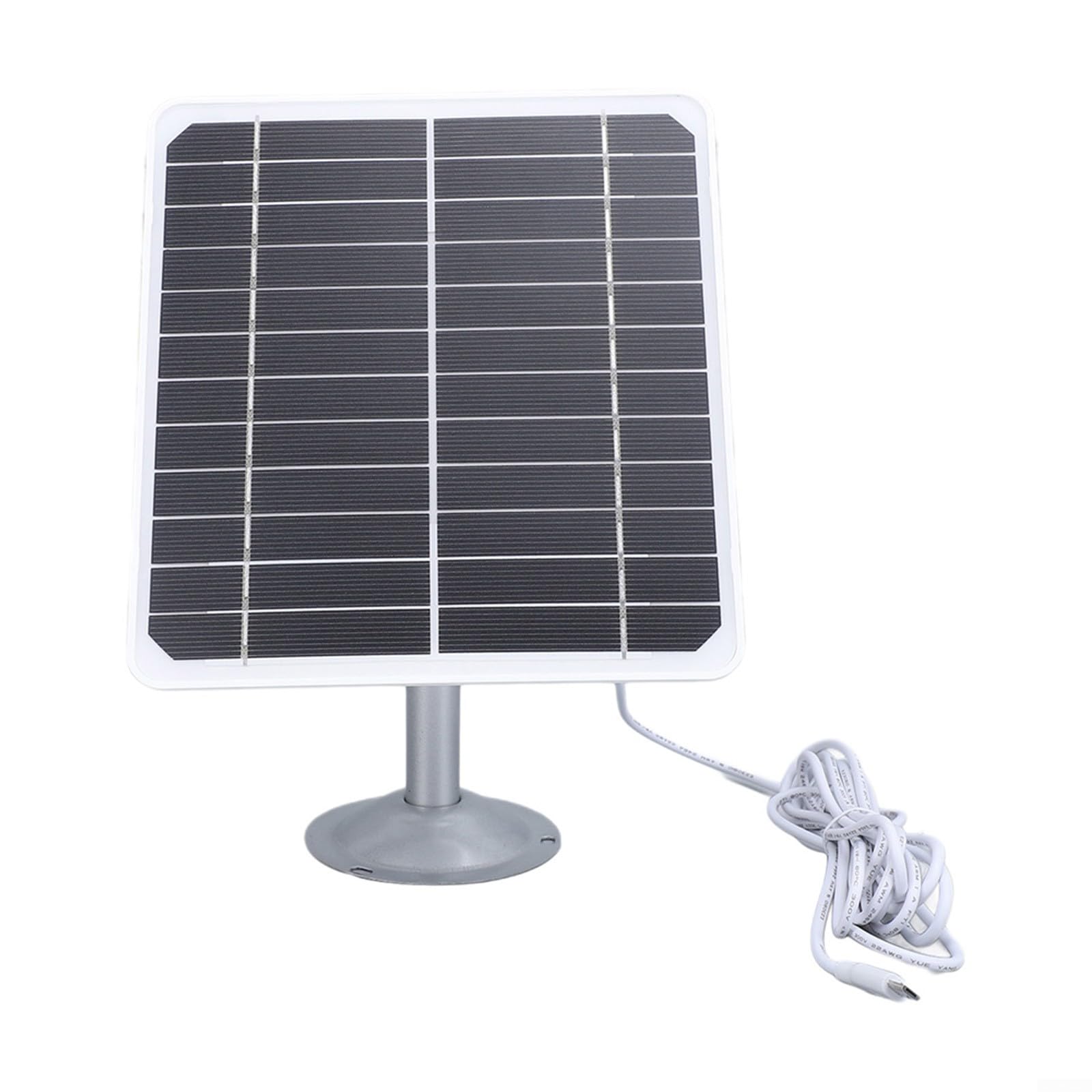 Panneau solaire monocristallin 5V 20W étanche pour alimenter une caméra de sécurité isolée