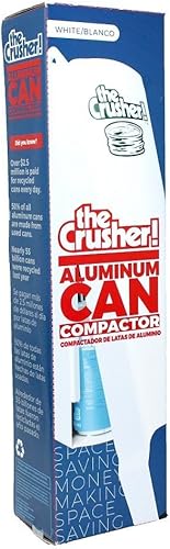 Miniatura 2 de The Crusher Pacific Precision Metals - Compactador de latas de aluminio color blanco