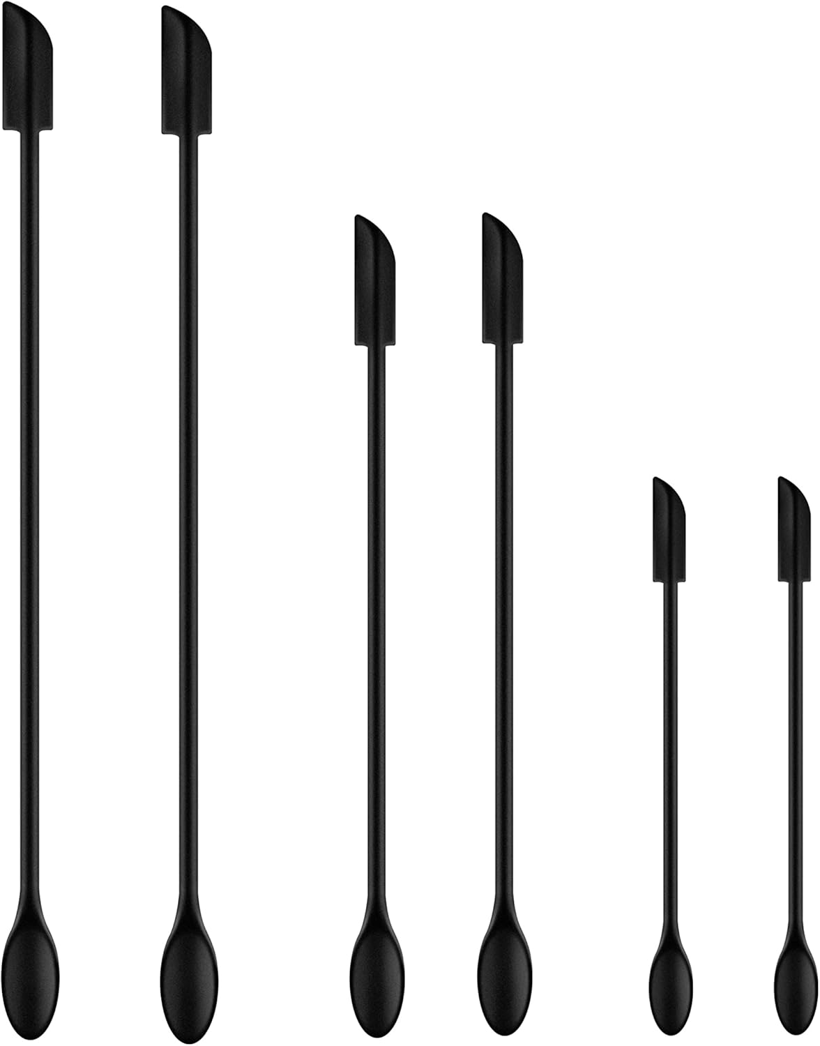 Spatula Set of 6 Silicone Mini Makeup Spatulas,Small Rubber