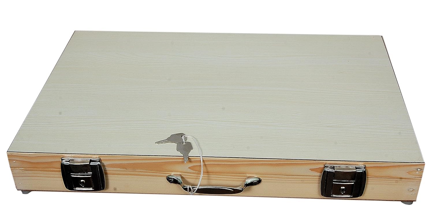 Matronix Trial Lens Set in Elegant Wooden Box with Precision Metal Rings for Accurate Eye Testing Comprehensive Optometrist's Essential Kit 1
