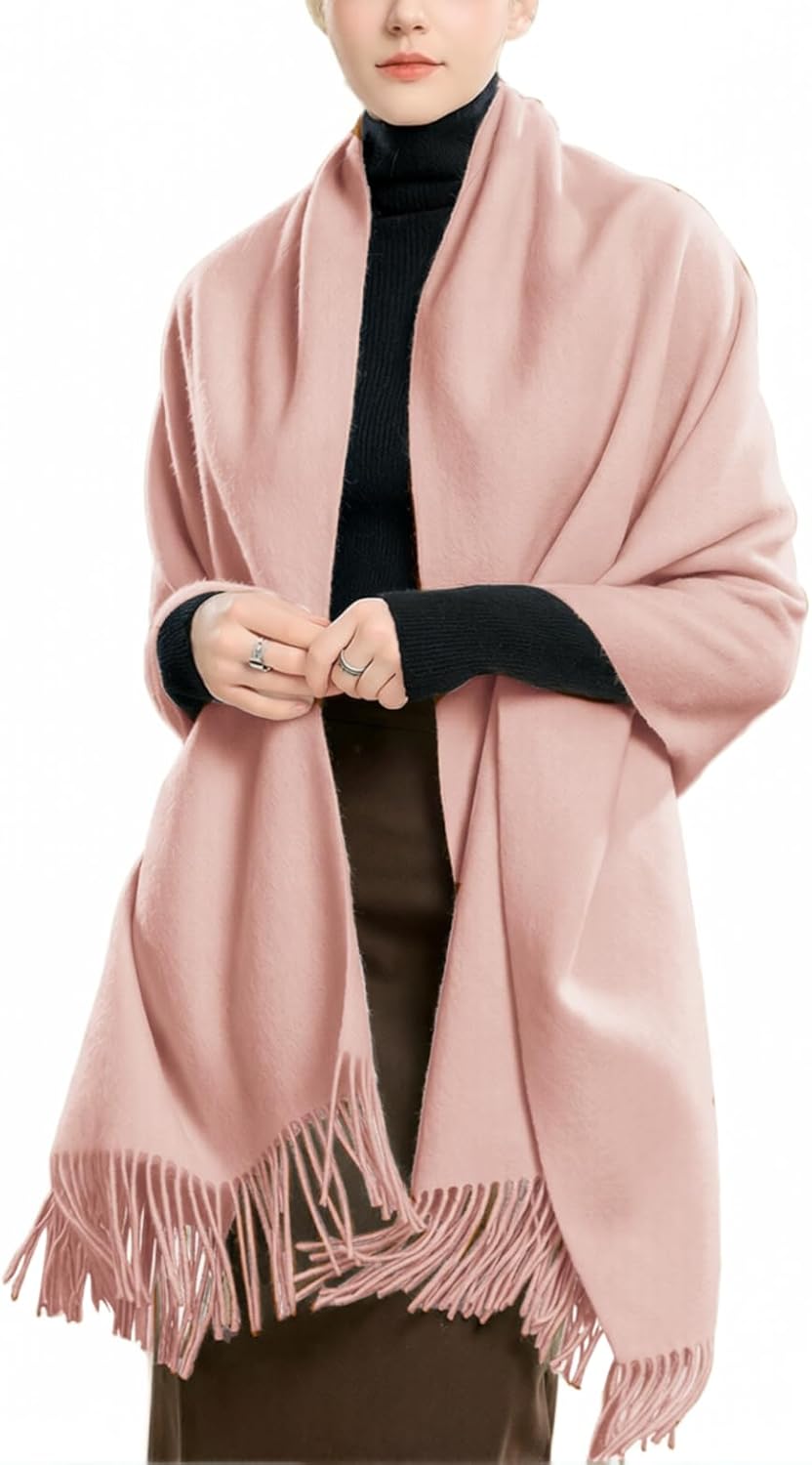 Mordarli Scarf for Women Pashmina Shawls Wraps for Evening Dress Wedding Bridal Soft Warm Scarves Gifts - Image 2