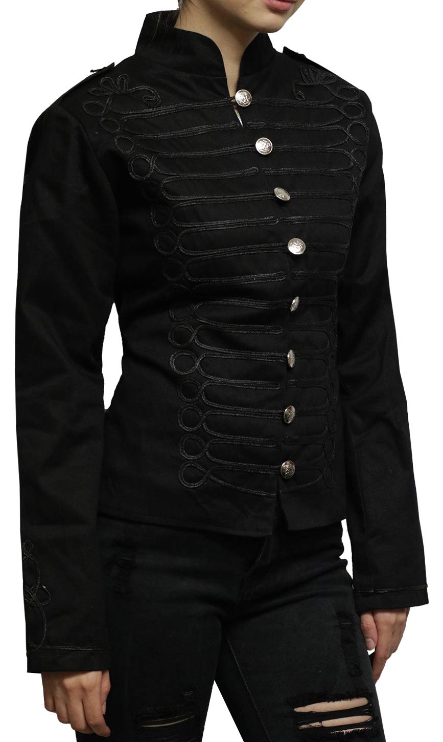 Pamposh Steampunk Hussar Napoleon Military Drummer Défilé Veste