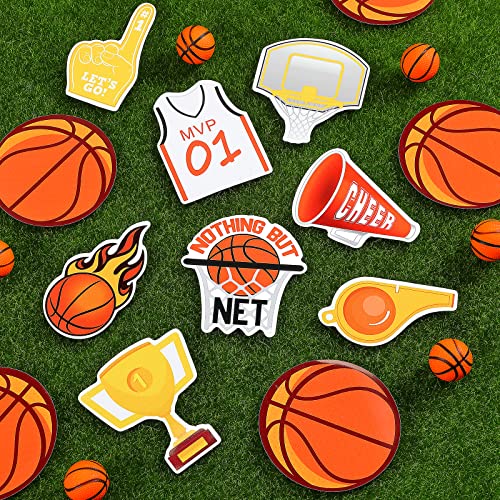 Sumind SUMIND-BASKETBALL MAGNETS-30012 16 Pcs Basketball Magnets Decorations Sports Magnetic Magnets thumb #6