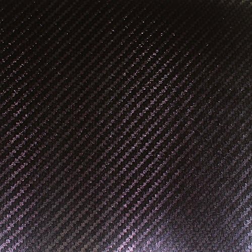 LVG InterCal Specialty Films - 12" x 1ft - Black Carbon Fiber II - Peel and Stick Cutting Film with Removable Backing Paper - 74 Variations to Choose From