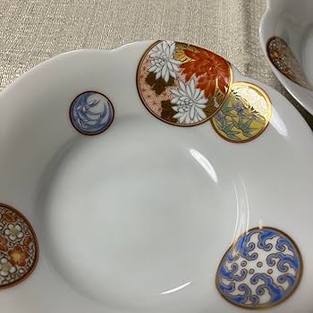 深川製磁 花ひょうたん プチアントレ 2枚セット 深川製磁 桜に錦鯉&花ひょうたん プチアントレ 小皿 2枚 新品