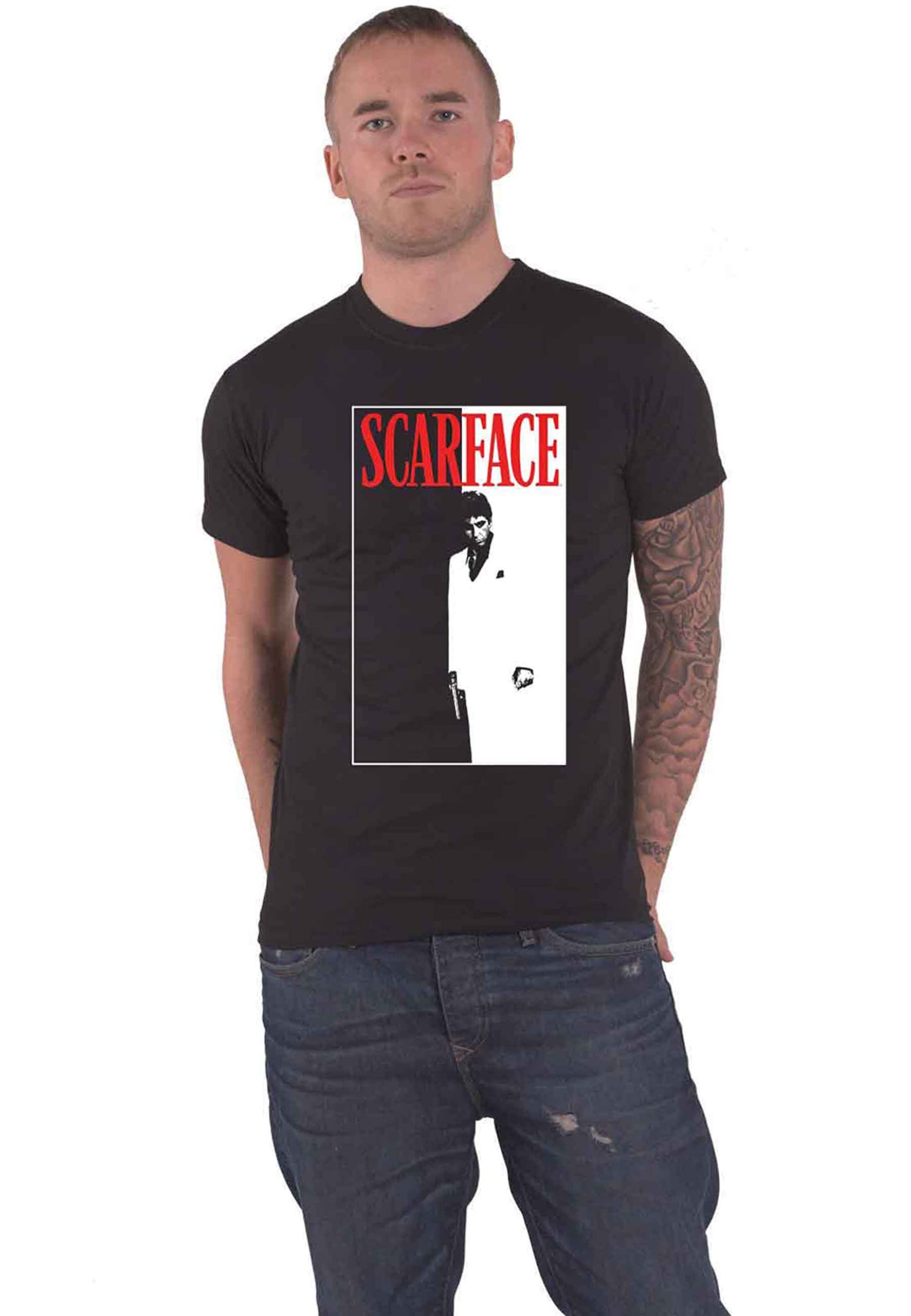 Scarface T Shirt Movie Poster Official Mens Black