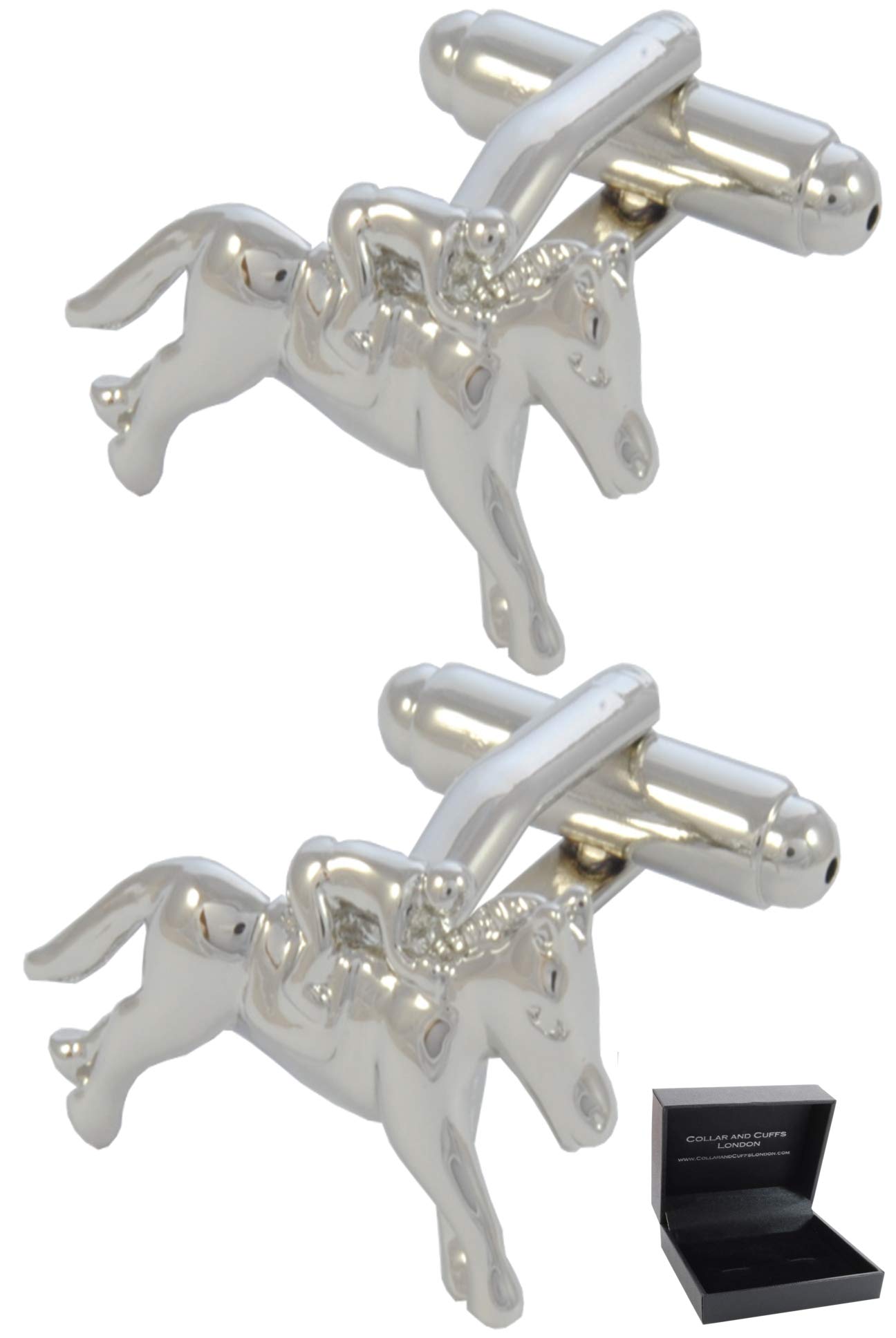Boutons De Manchette Collar And Cuffs London – Laiton Massif, 24 Mm, Avec Boîte Cadeau, Pour Homme élégant