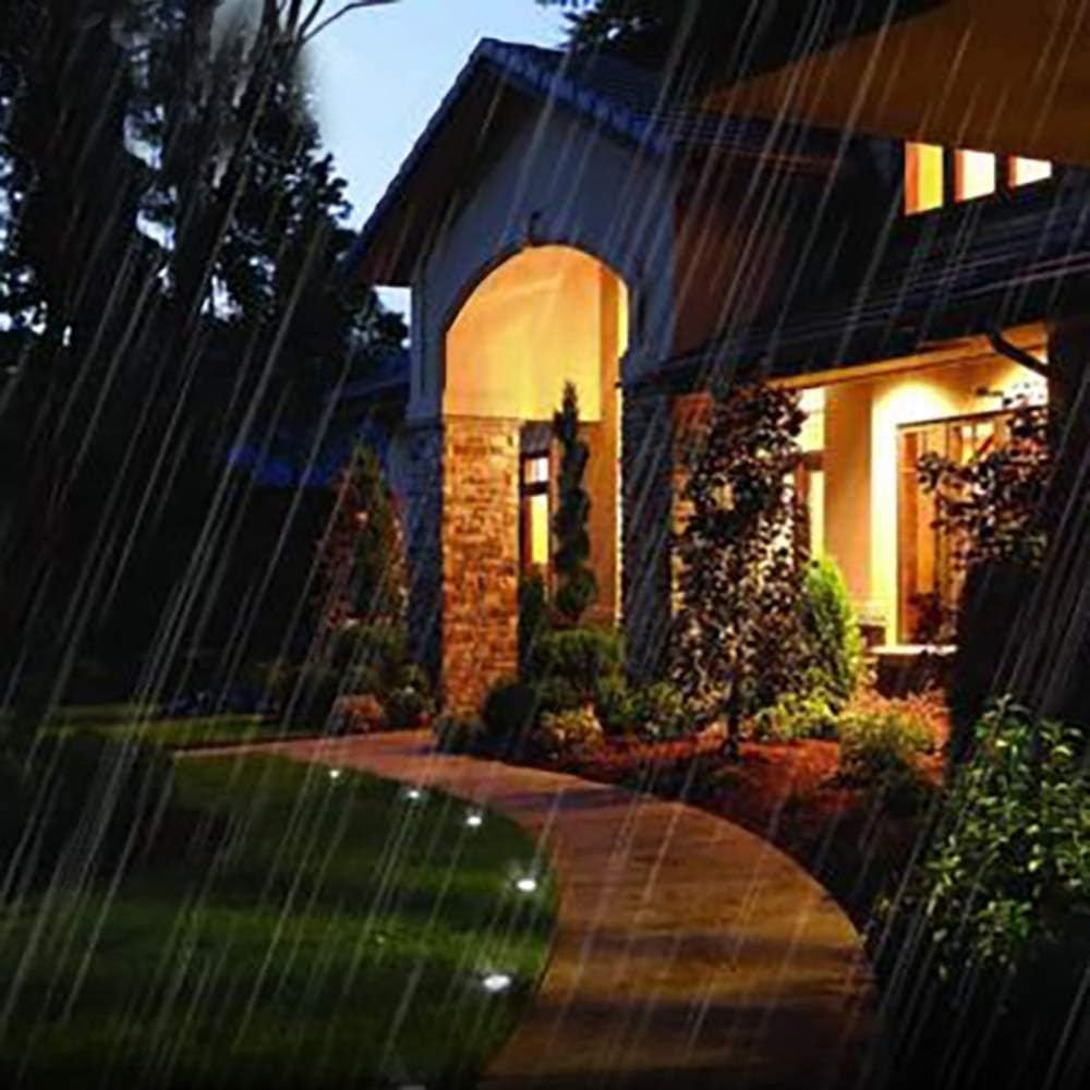 4PCS Focos Suelo Led Exterior - Empotrable Al Aire Libre Focos, Luces empotrables COB para Patio, impermeables IP67, minilámparas de suelo exteriores empotradas con punto de 3W ( Color : Warm Light ,