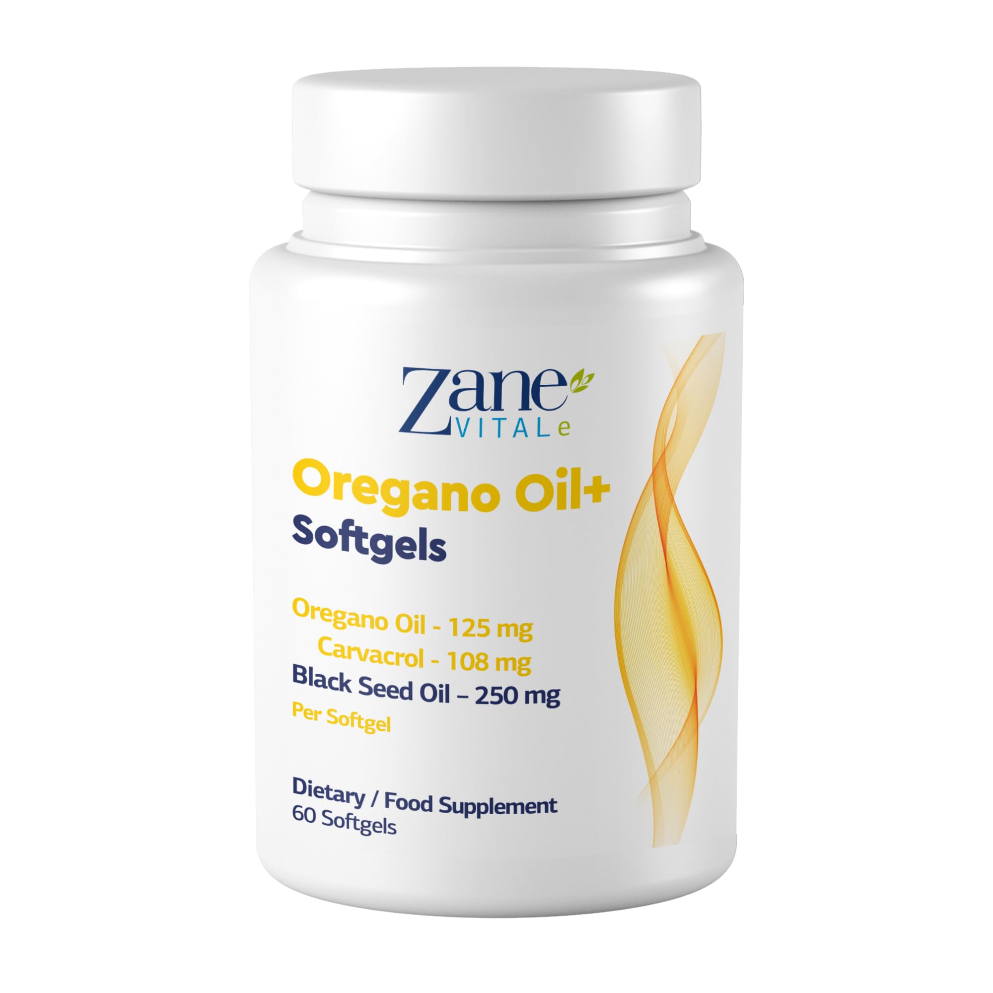 Amazon.com: Zane Oregano Oil+ Oil of Oregano & Black Seed Oil