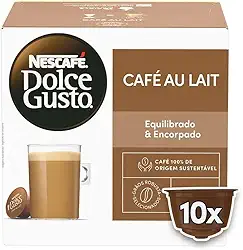 Dolce Gusto Nescafe Café Au Lait 10 Cápsulas- embalagem variável