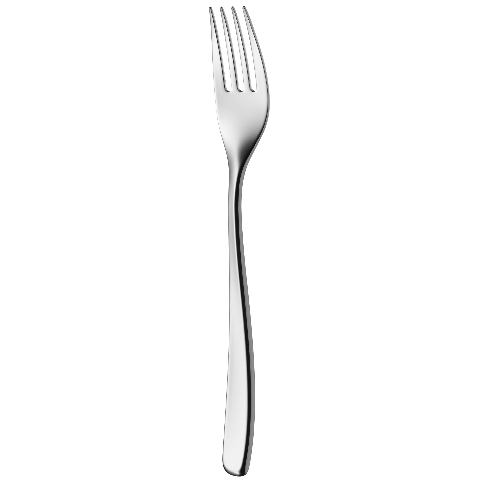 WMF Sinus Edelstahl Besteck Set 6 Personen, Essbesteck Set 24 teilig Monobloc-Messer, Cromargan Edelstahl poliert, glänzend, spülmaschinenfest