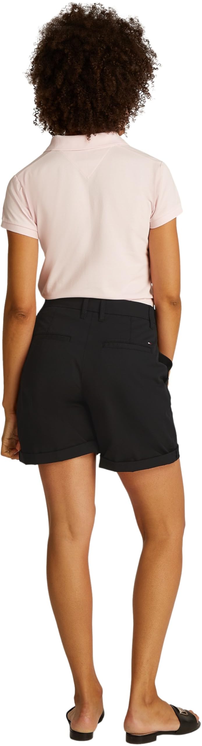 Tommy Hilfiger Pantalones Cortos Chinos para Mujer Mom Fit