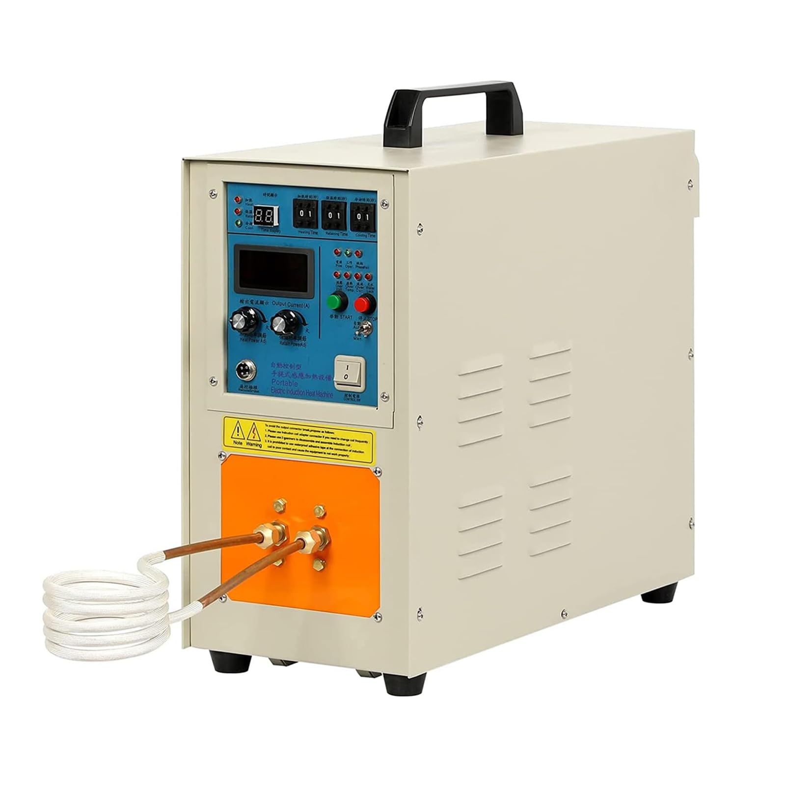 vanenferse 220V High Frequency Induction Heating Machine 15KW 30-100KHz Heat Melting Welding Quenching Annealing Brazing Metal Melting Furnace