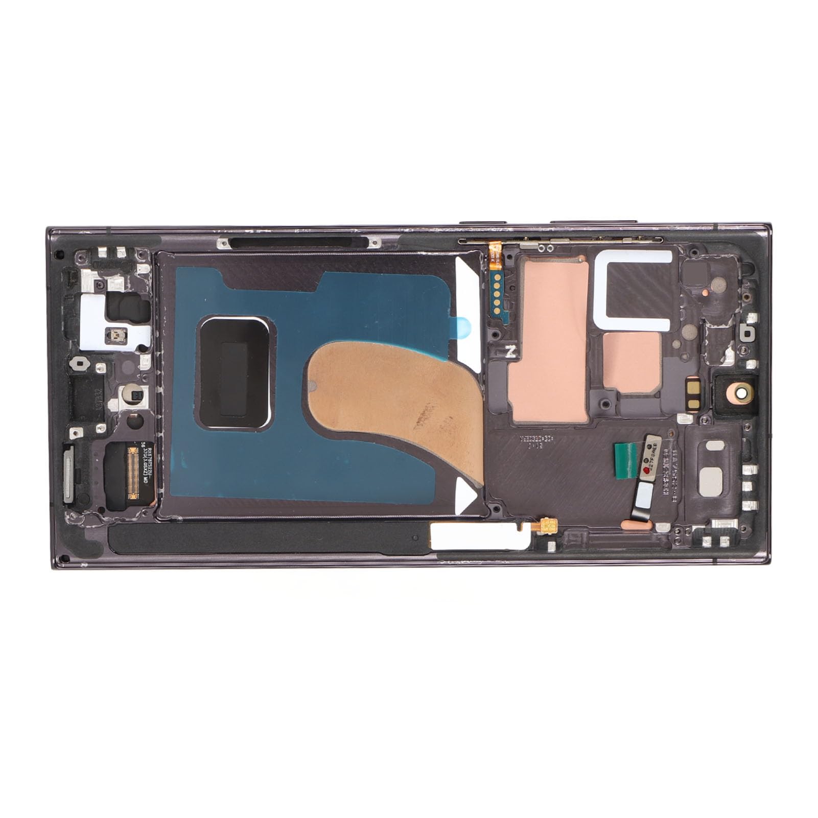 AMONIDA Gruppo di Ricambio per Digitalizzatore Touch Screen con Cornice per Versione USA S918U - Perfetto per Riparare Display Rotti e Problemi di Tocco
