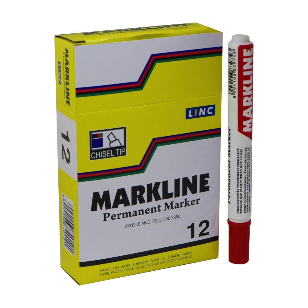 Buy Markline Permanent Markers, 12pc Online at desertcartUAE