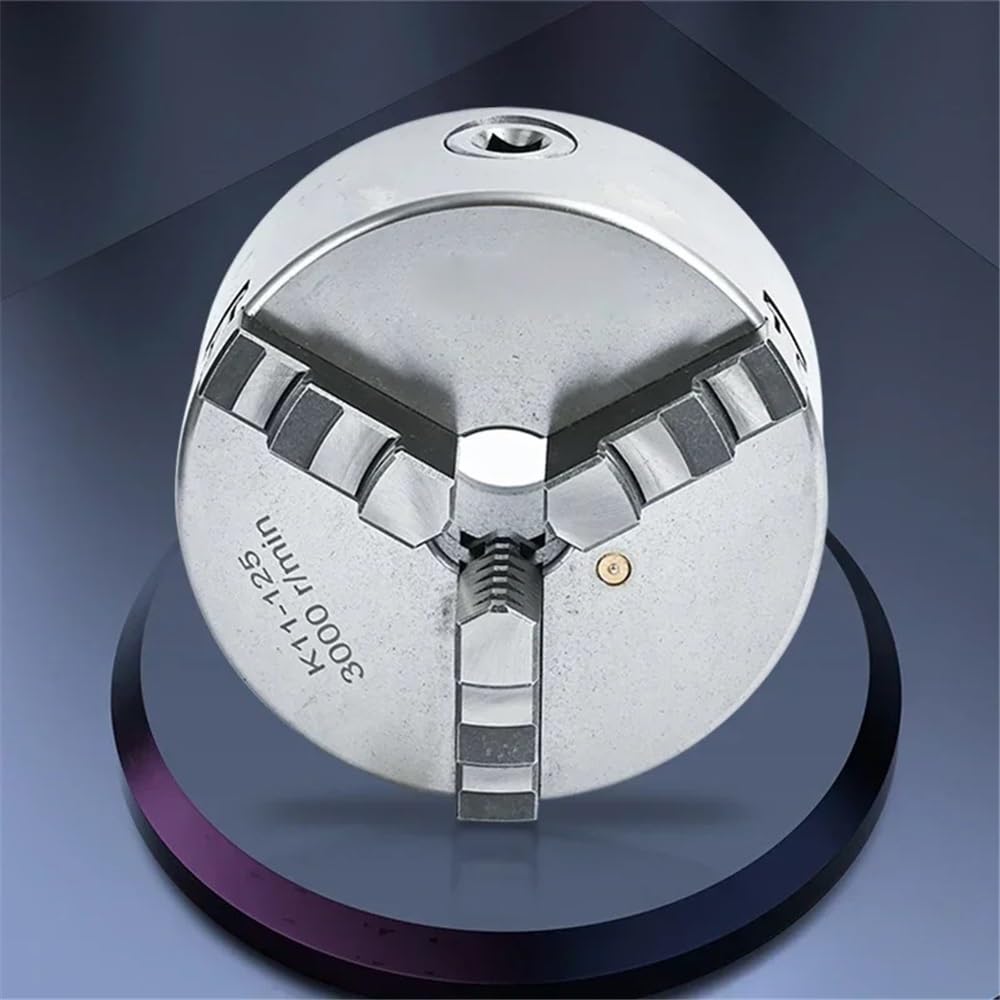 Uchwyt tokarski 3 szczęki 125 mm K11-125 Drewno Mini Metal Wiertarka mechaniczna Wiercenie Pneumatyczne Samocentrujące (K11-125)