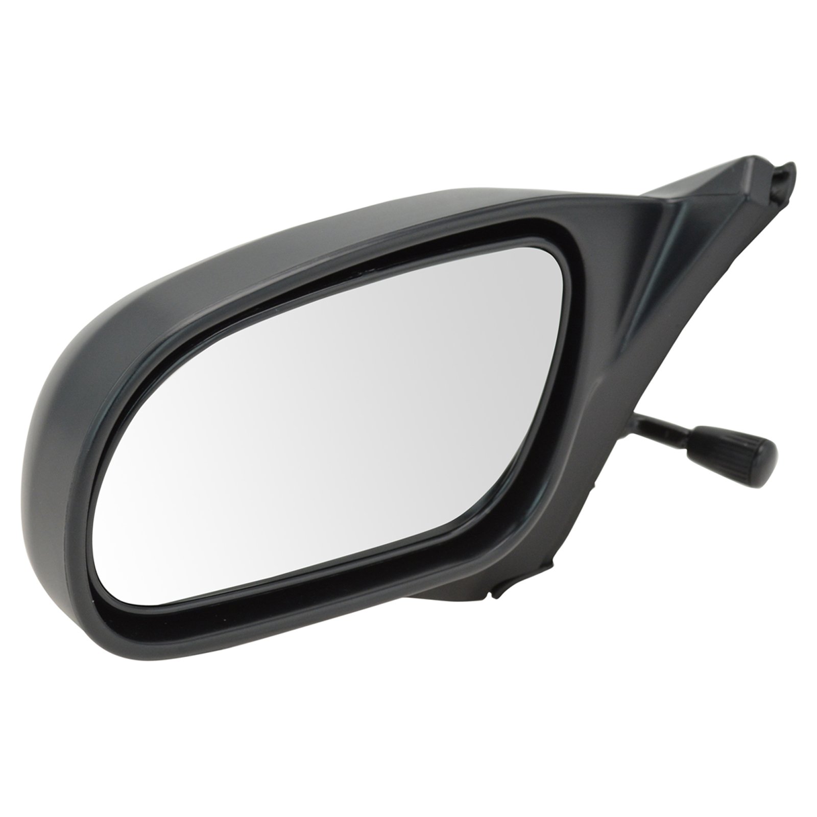 Kool Vue Manual Side Mirrors For Honda Civic 1996-2000 - Textured Black Pair