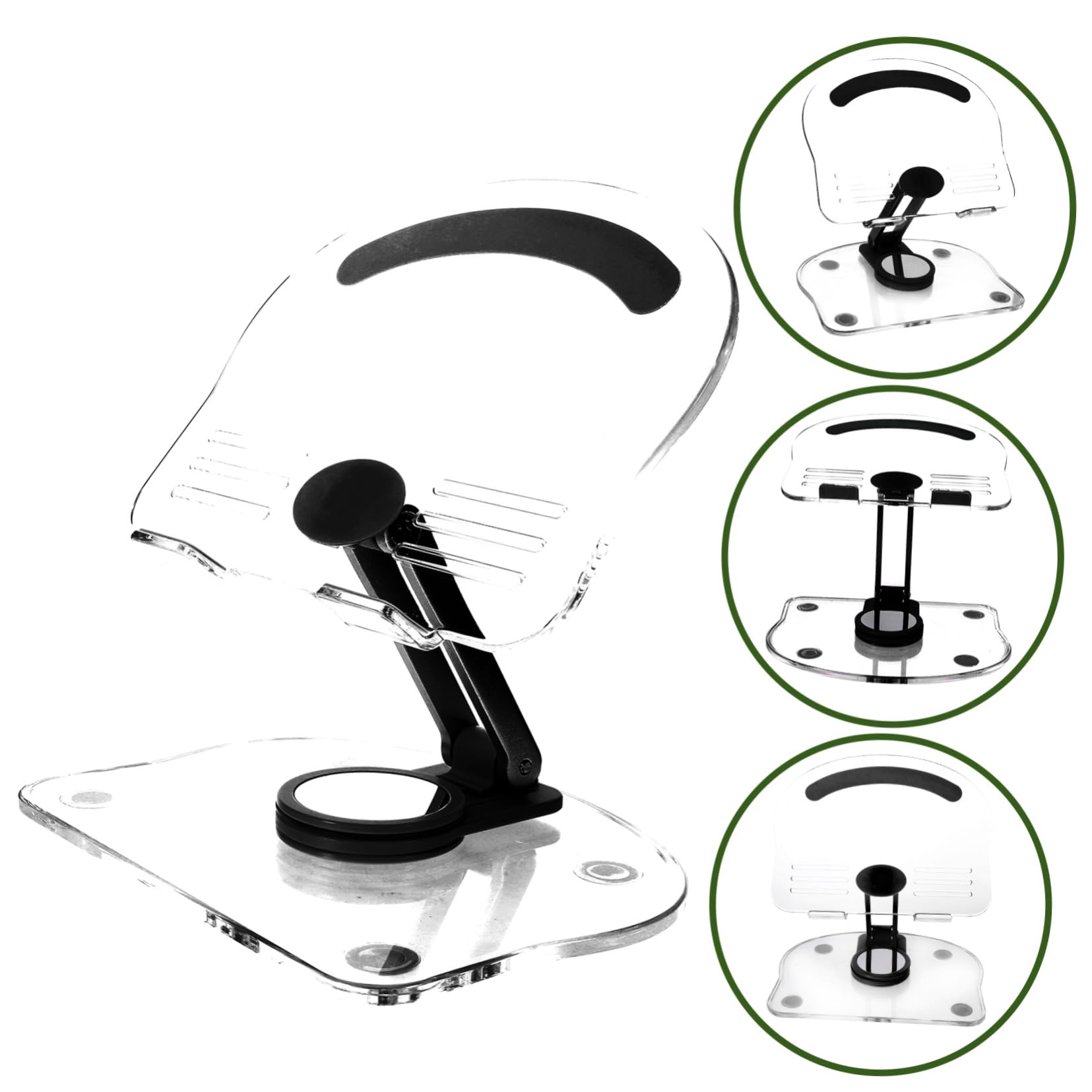 Regolabile per Tablet Stand Girevole per Scrivania Porta Tablet Antiscivolo per Giocare Guardare Video e Leggere