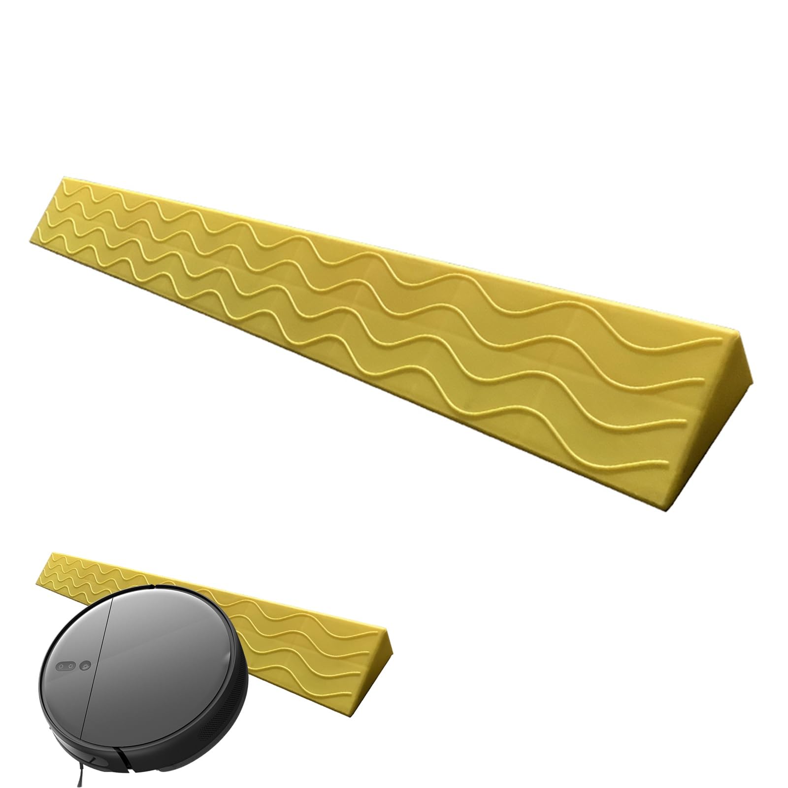 kerb ramps, for Wheelchair Scooter Sweeping Robot - Non-Slip, Textured Surface Ideal for Doorways, Stairs, Steps, Curbs Rise Ramp