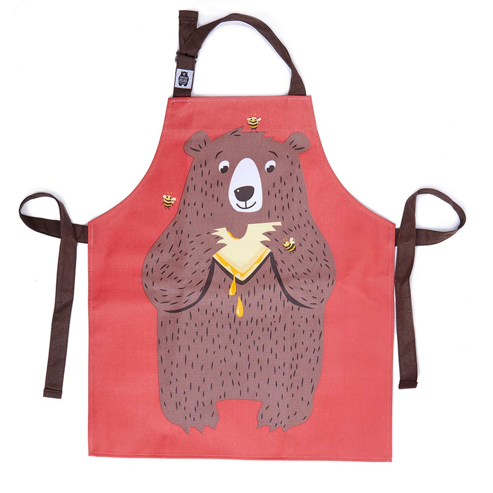 ThreadBear DesignFred The Bear Cotton Apron