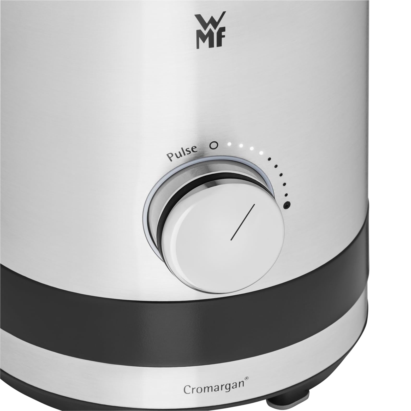 WMF KITCHENminis Blender mixeur, Bol en verre 0.8 L, 400 W, Cromargan 18/10, Lame inox à 6 ailettes, 5 vitesses, Fonction Pulse 0416490011
