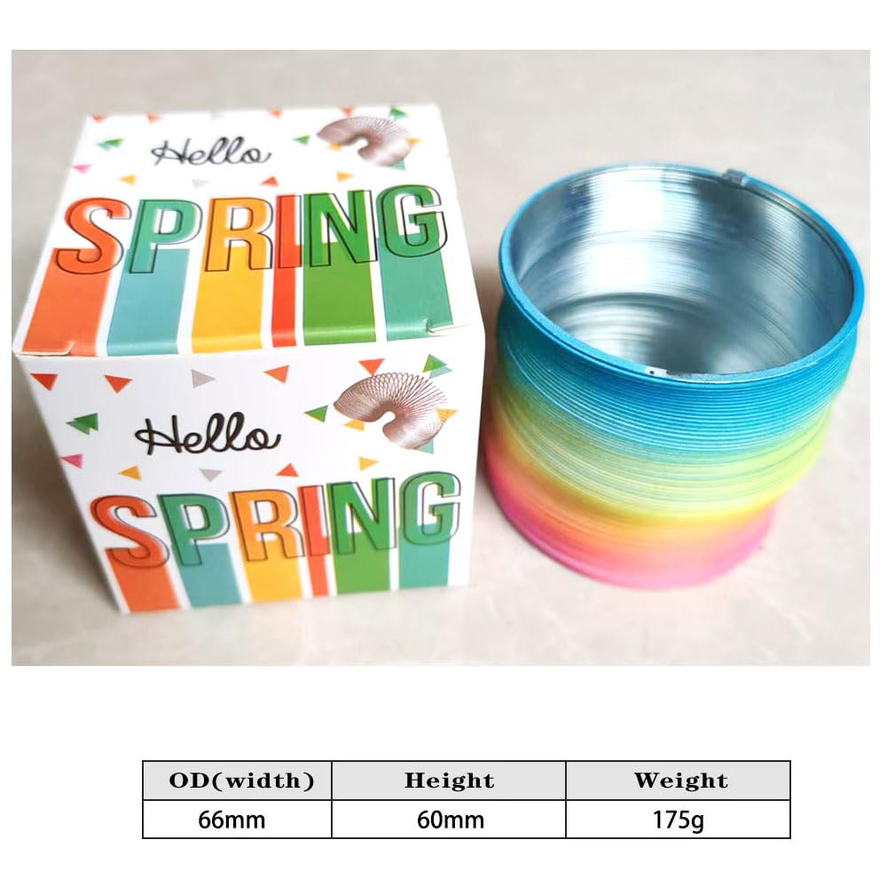Color Giant Magic Metal Slinkys Spring Big Classic Originals Walking Steel Slinky Spring 66x60mm