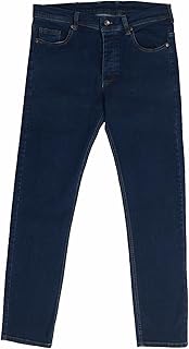 بنطلون جينز ليكرا رجالى ساده لون كحلى