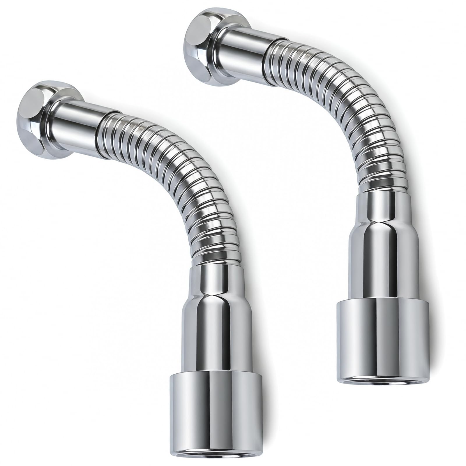 Nivofu 2Pcs Extensor Grifo Cocina 14cm Acero Inoxidable, Aireador Grifo Cocina Antisalpicaduras, Adaptador Grifo Cocina Universal, Filtro Grifo Cocina, Alargador Grifo Cocina Fregadero