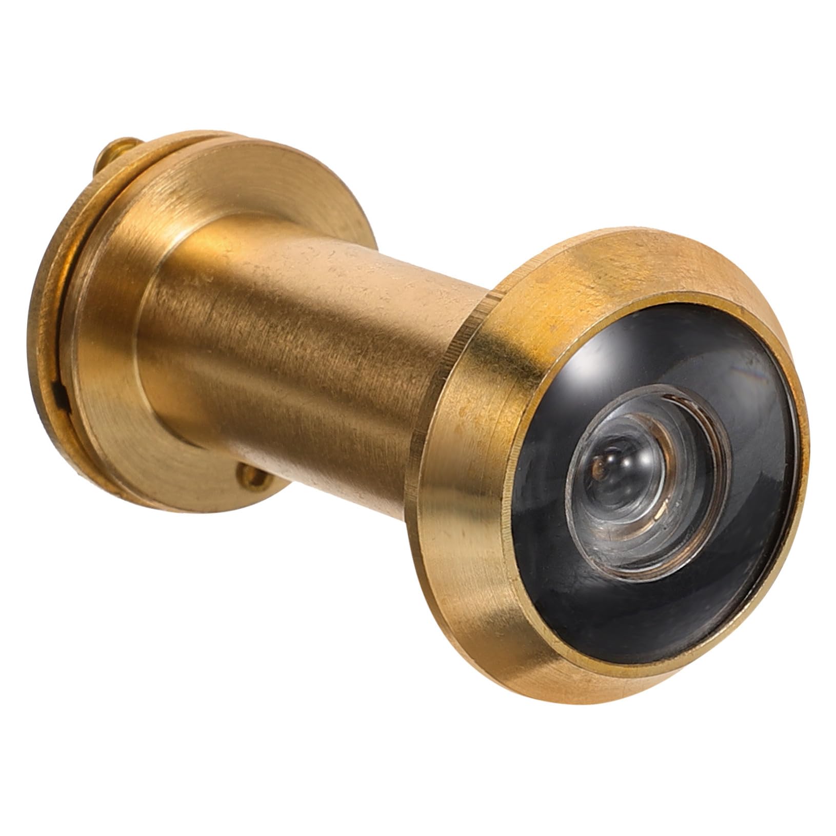 FUTUREORYY Mirilla de Puerta Ajustable de Cobre Antirrobo Lente HD Visor Amplio para Seguridad Puertas Frontales Repuesto para Apartamentos y Hogares