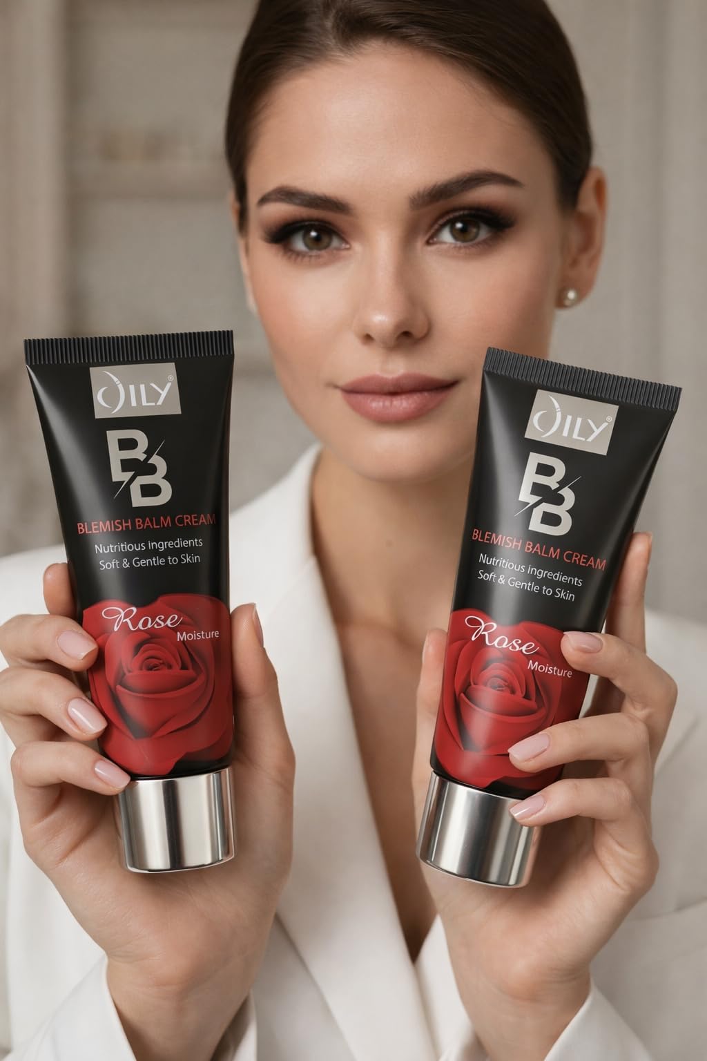 BB Blemish Balm Cream, Rose Moisture, Nutritious Ingredients, Soft and Gentle to Skin | BB foundation| Pack Of 2 |-picture-51