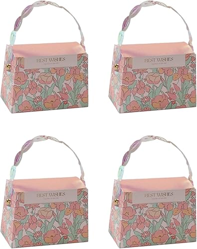 Miniatura 2 de plplaaoo Cajas de bolsas de regalo, 10 cajas de regalo de cumpleaños, boda, fiesta, bolsas pequeñas, caja de dulces de boda, bolsa de regalo con