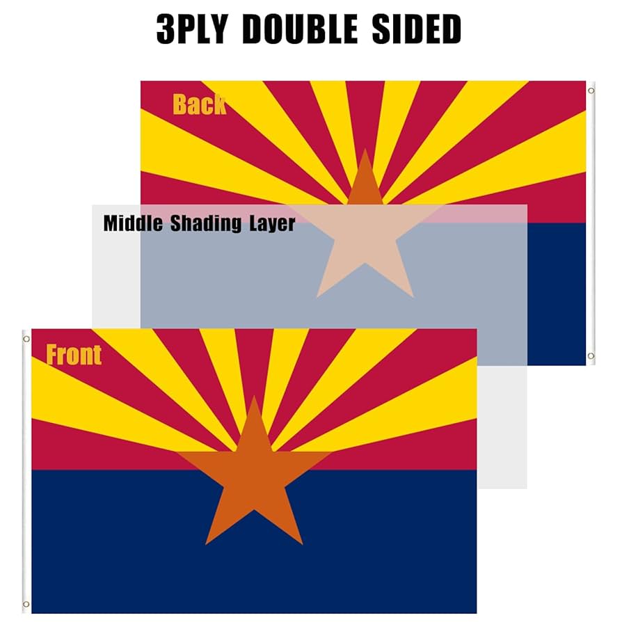 ⭐*y様 ARIZONA FREEDOM Amazon.com : FRF FLAG Arizona 3x5 Feet, Double Side AZ State