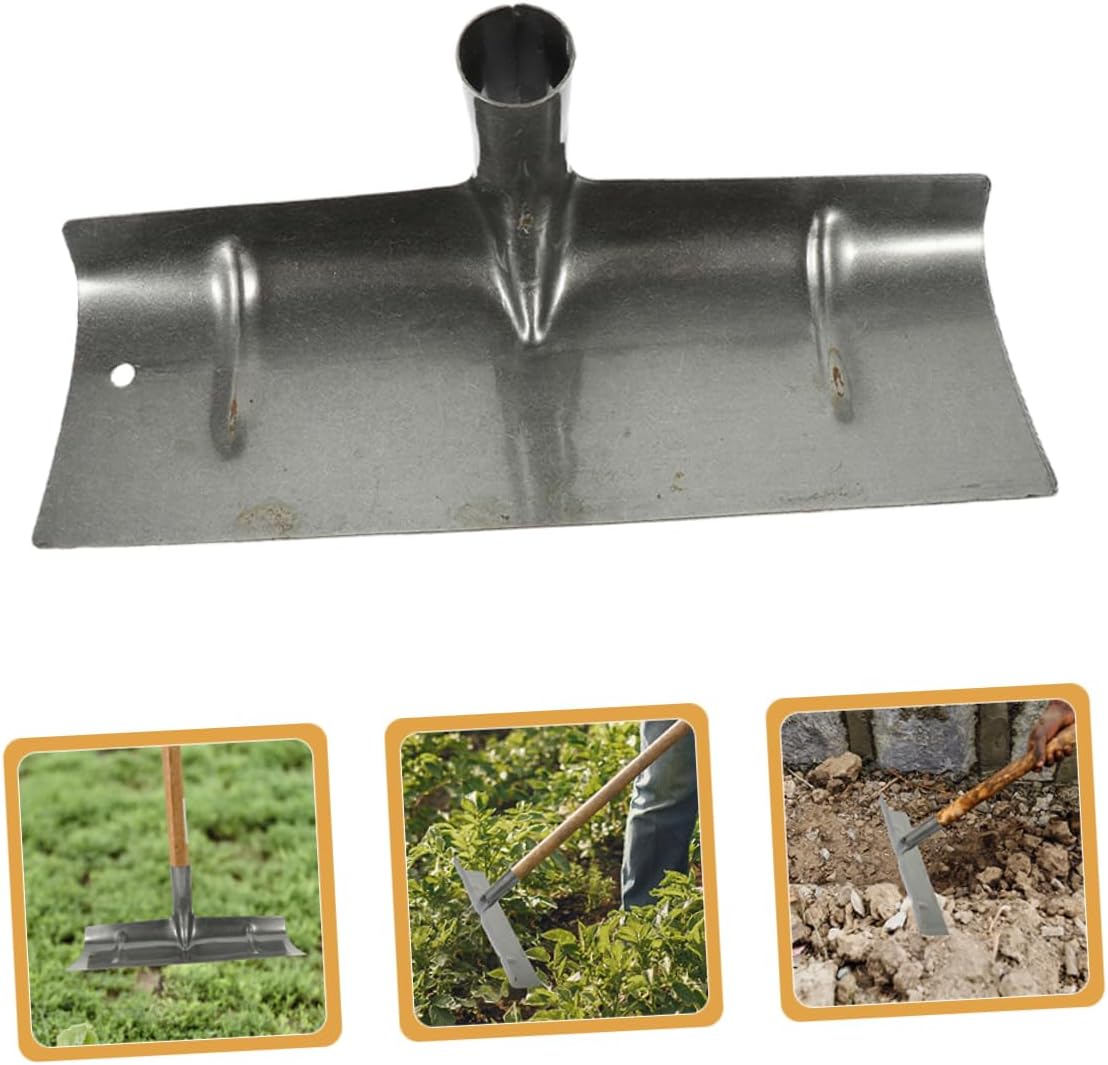 SUPVOX 2pcs Thickened Manure Spade Head for Livestock Cage Garden Scraper Shovel