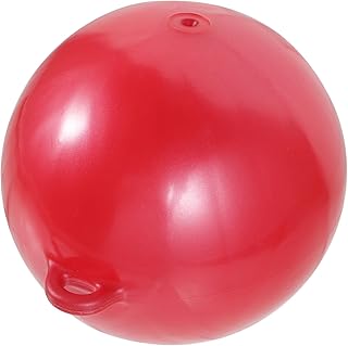Toyvian de Boxeo Colgante con y Saco de Inyección Resistente y Portátil para Entrenamiento de Reacción Ejercicio Interiores Color Rojo