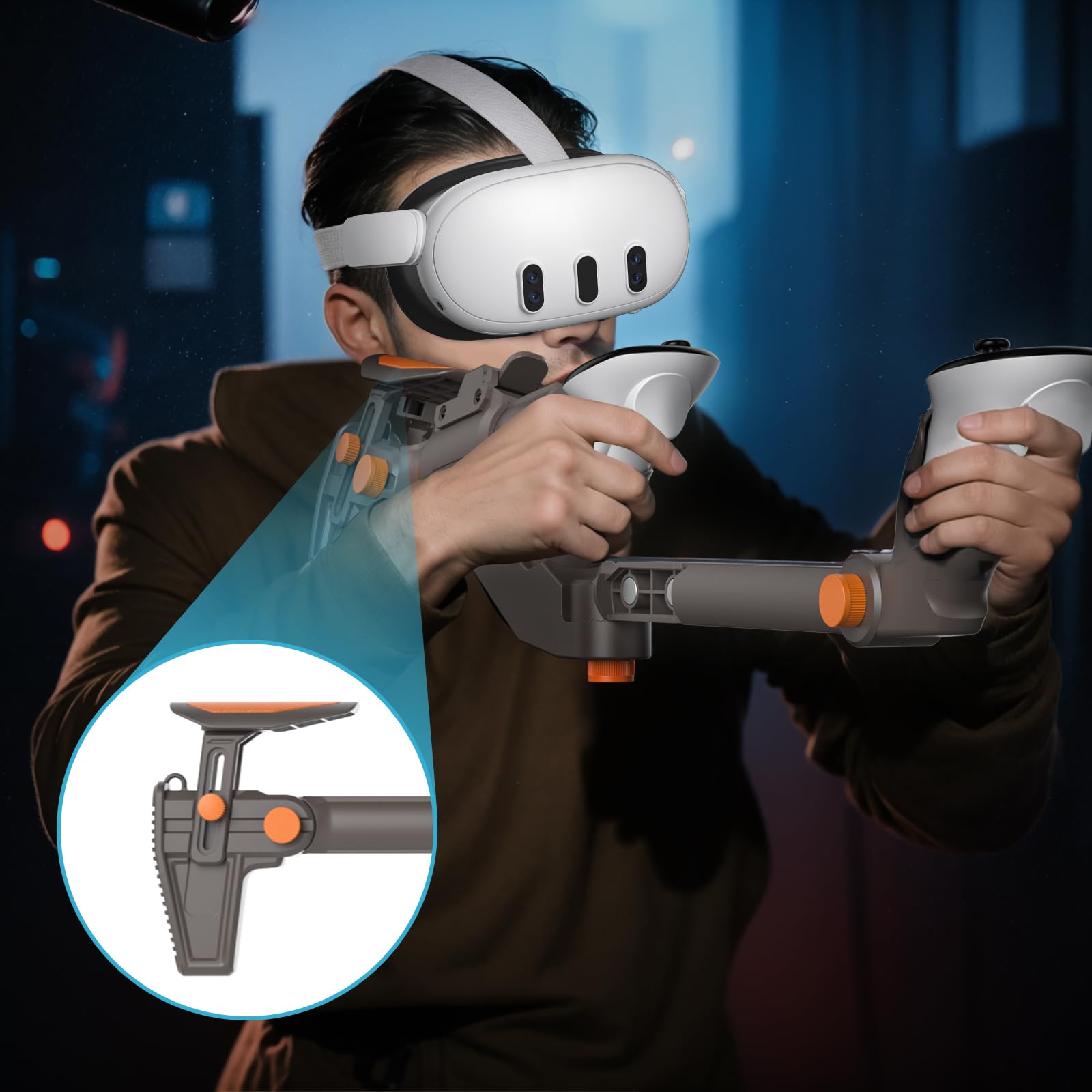 Amazon.com: X-SUPER HOME VR Gunstock for Meta Quest 3S Quest 3