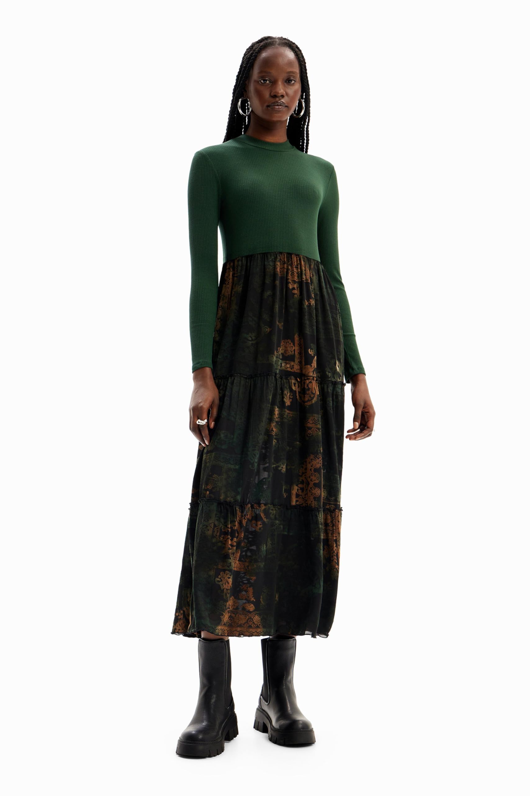 Desigual Vest_Lena Casual Dress Mujer