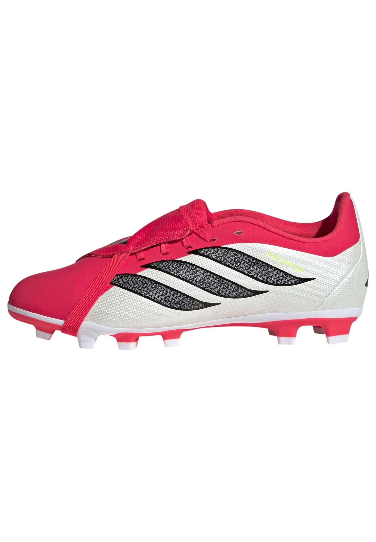 adidas Unisex Club Fold-Over Tongue Firm Ground/Multi Ground Football Boots Kids, Lucid red/core Black/FTWR White, 13.5 UK Child